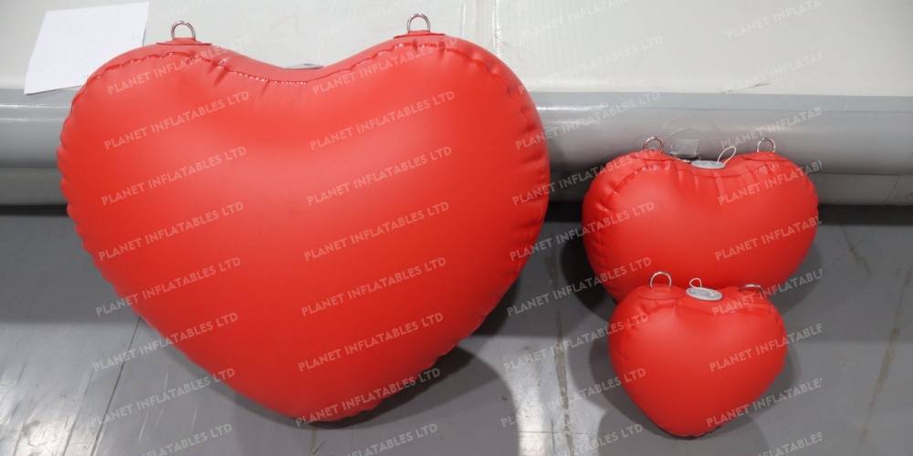 Giant Party Airtight PVC Inflatable Heart Model for Decoration